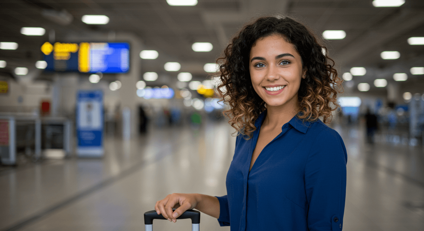Passageiro esperando voo atrasado